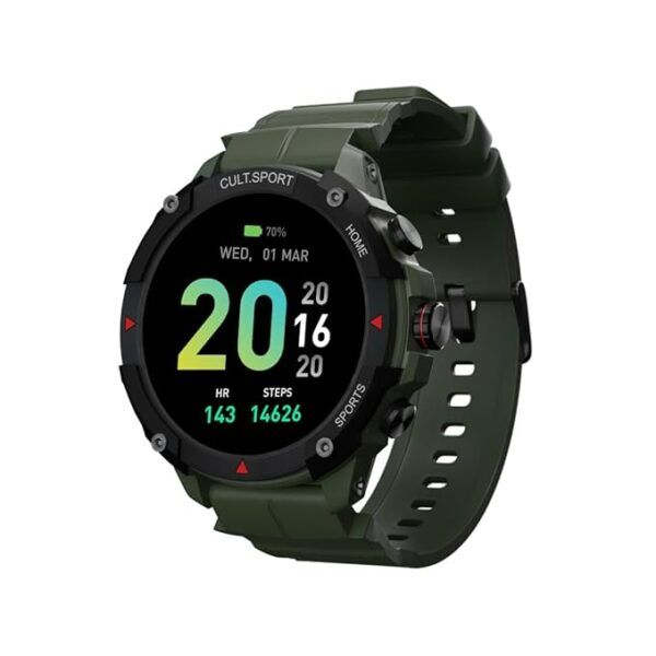 CULTSPORT Ranger XR 1.43" AMOLED Smartwatch Always On Display, Bluetooth Calling